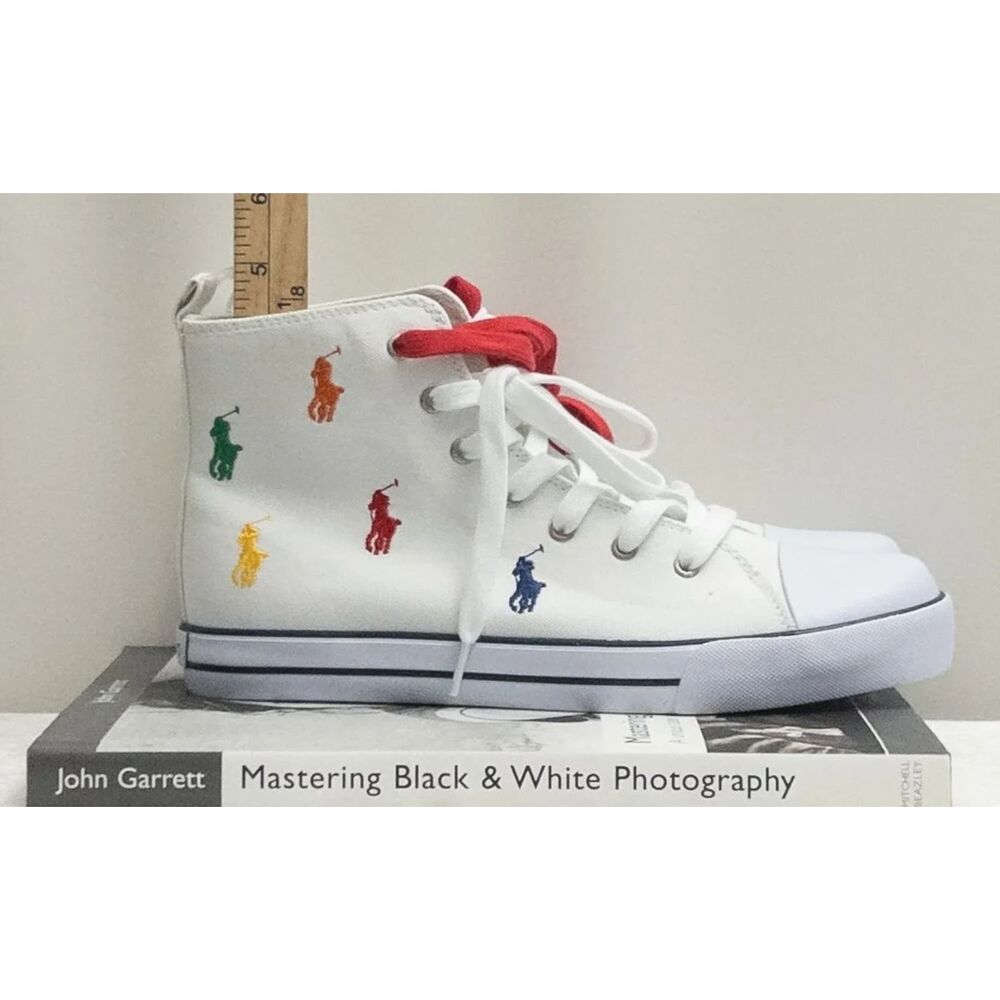 Polo Ralph Lauren — Sneakers · Canvas · Sz US 7 / UK 6.5 - Picture 9 of 12